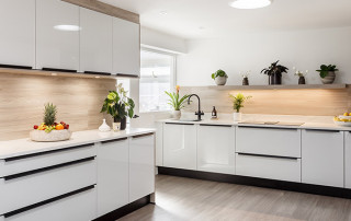 Large open plan kitchen