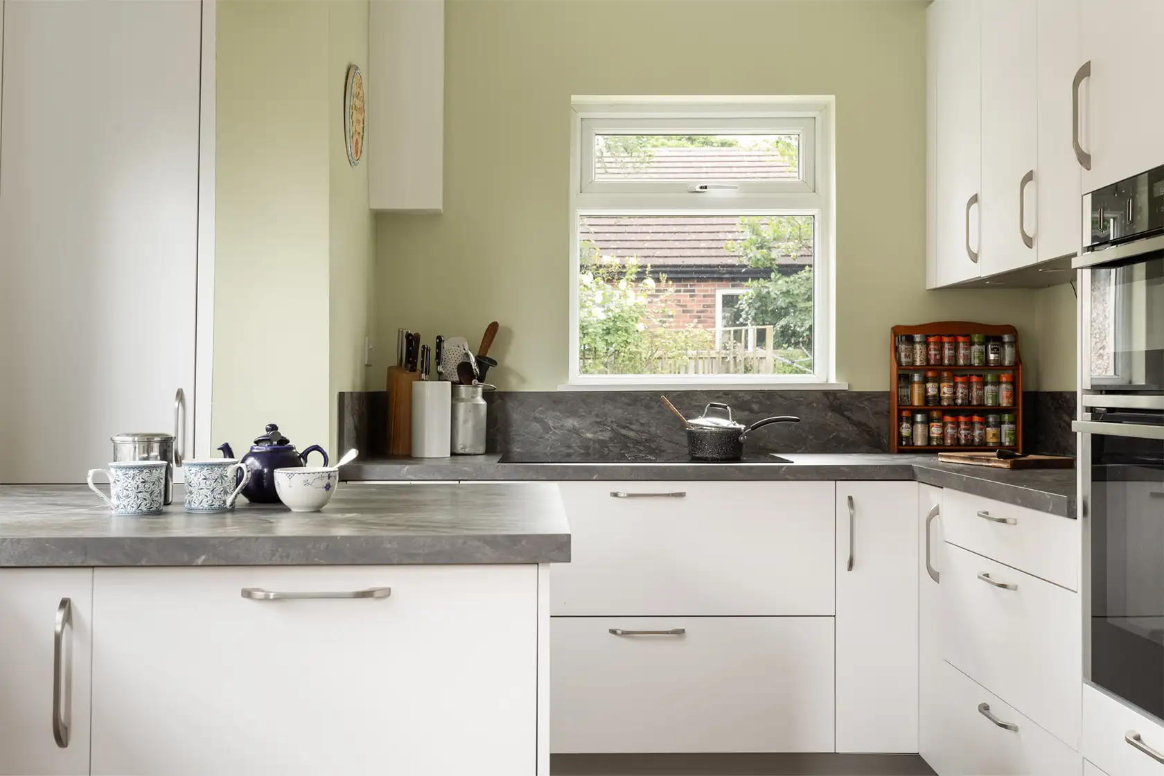 Hacker Laser Soft Ultra Matt Polar White kitchen