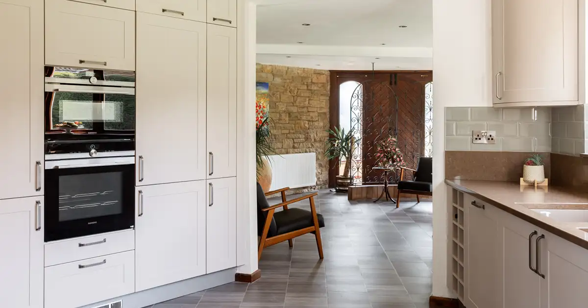 german open plan kitchen